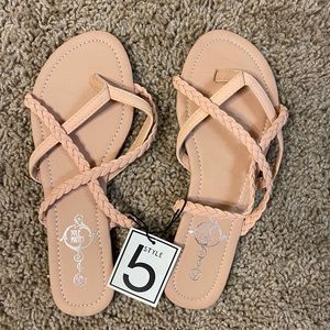 Dusty Pink Sandals